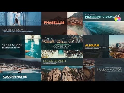 Apple Motion Template | Big Modern Titles For Final Cut Pro