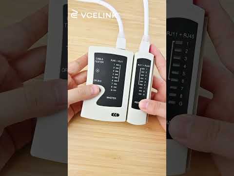 💡Step by Step Guide to Use a Cable Tester #shorts #cabletester #rj45 #rj11 #tutorial #ethernet #fyp