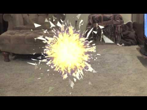 terror bird green screen test