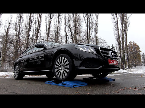 AWD test. Mercedes E-Class 2016. 4MATIC System Test