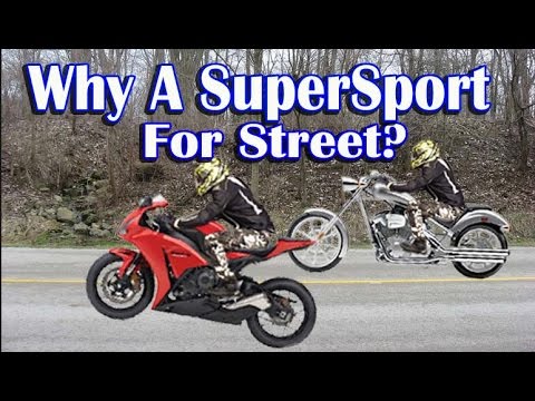 Why I Chose a SuperSport Motorcycle For Street Riding - Cruiser vs SuperSport Video