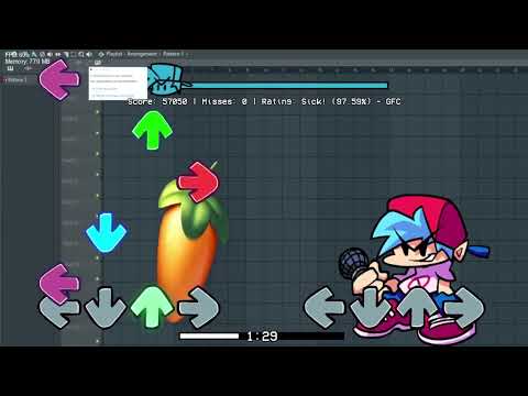 Friday Night Funkin - Vs Fl Studio - Fruityloops (composed by RundownSD) (FC)