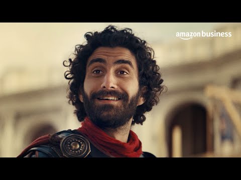 Live Action Video Example: How Amazon Business Uses Ancient Rome to Sell Smart Buying