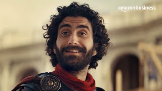 Live Action Video Example: How Amazon Business Uses Ancient Rome to Sell Smart Buying