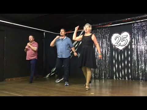 Highlights of Line Dance Videos At  WESTLAKES  25th Annual Ball 2018