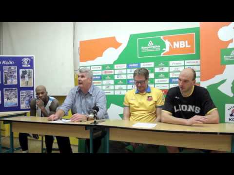 Tisková konference: BC Geosan Kolín - BK Lions Jindřichův Hradec