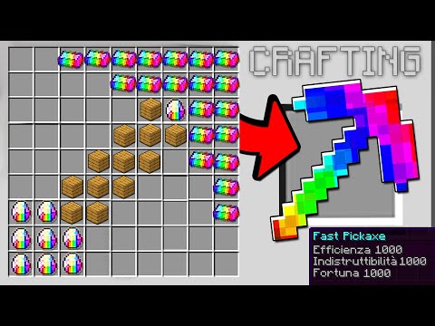 HO CRAFTATO IL MIGLIORE PICCONE DI MINECRAFT ITA