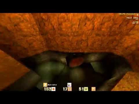 Quake 2: pele vs. polosatiy - q2dm1
