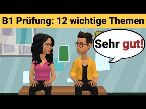 Oral exam German B1 | Planning something together/dialogue | 12 important topics | speak part 3