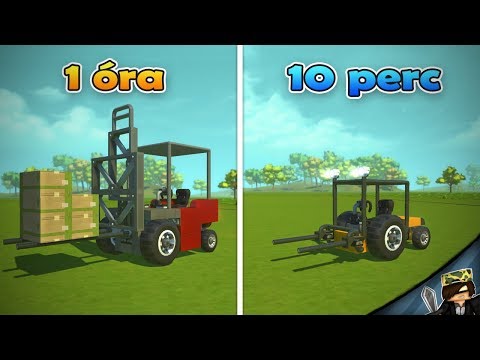 ZONDA 10 PERC vs BALUKA 1 ÓRA! - TARGONCA! - Scrap Mechanic 😲