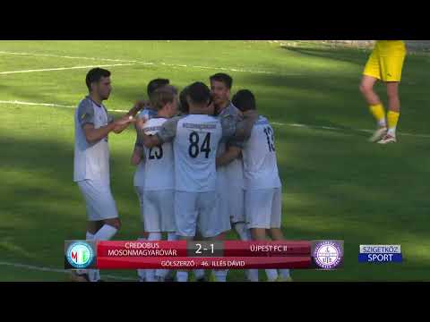 Credobus Mosonmagyaróvár  -  Újpest FC II  (4-1)