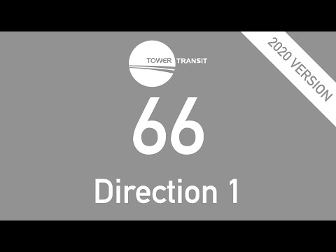 BLAST TO THE PAST 2020: Tower Transit Trunk Bus Route 66 Direction 1 Hyperlapse