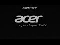 ACER Logo Inverted Black And White Reversed High Pitched