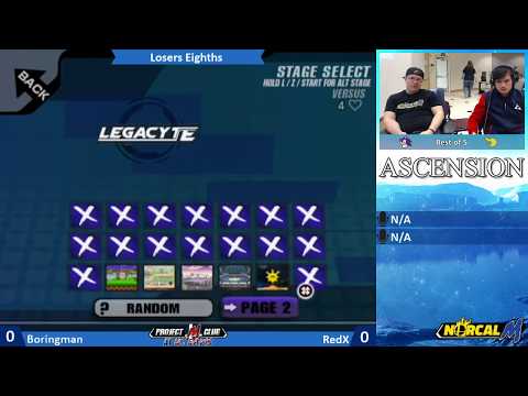 “Ascension 10/21/17” – Boringman (MK) v. RedX (Link) – Losers Eighths