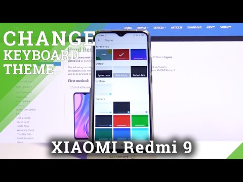 How to Create Keyboard Theme on XIAOMI Redmi 9 – Set Custom Keyboard Theme
