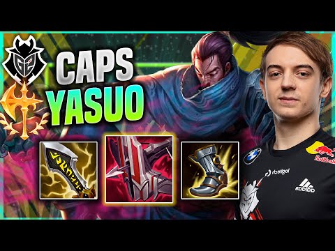 CAPS IS INSANE WITH YASUO TOP! - G2 Caps Plays Yasuo TOP vs Camille! | Patch 11.16