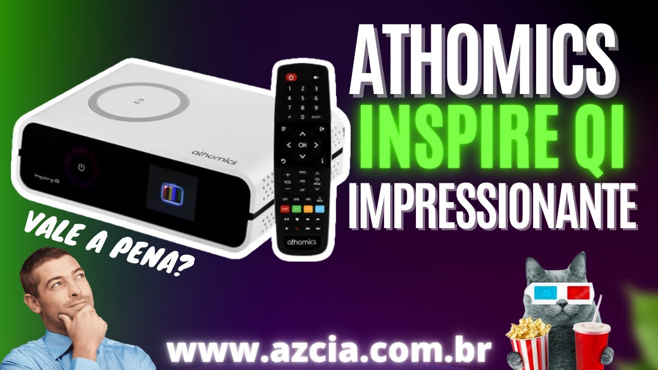 Receptor Athomics Inspire QI Uma Máquina Completa Para Sua TV.