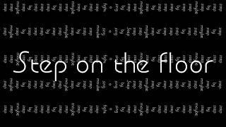 Step on the floor