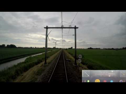 A train driver's view: Hoorn - Amsterdam CS, SGM, 25-Jun-2016.