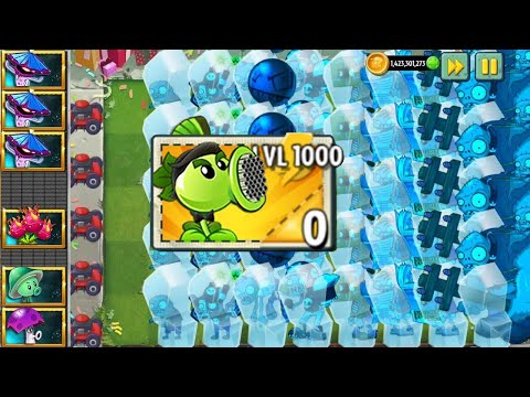 Every PEASHOOTER & OLD Plants vs Team Zombies Frozen NOOB - PRO - HACKER - GOD in PvZ 2