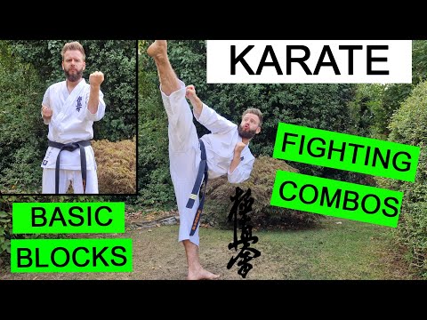 KARATE - How to Block / Fighting Combos