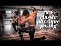 Greek god posing practise (Classic, Zyzz, men's physique, etc)