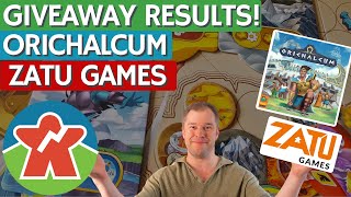 Orichalcum - Results of Broken Meeple Giveaway!!