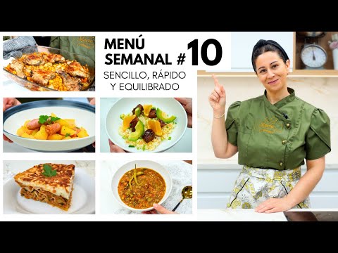 🔥 5 Recetas Fáciles para un MENÚ SEMANAL Sencillo, Rápido y Equilibrado 🍲 PASO A PASO