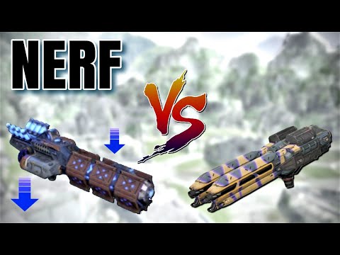 [WR] Nucleon (Nerfed) VS Hornet - Damage Comparison | War Robots Test Server