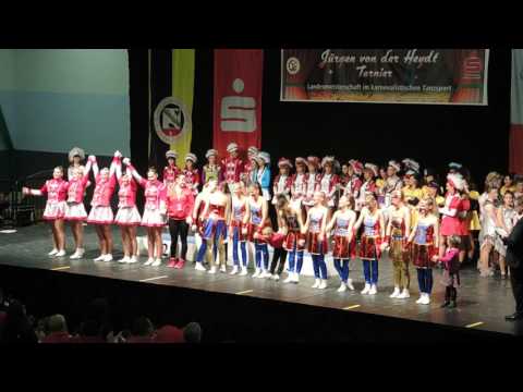 Siegerehrung Aktive Ü15 - LM 2017 karneval. Tanzsport Sachsen-Anhalt