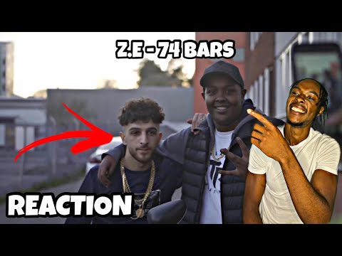 AMERICAN REACTS TO SWEDISH RAP | Z.E - 74 BARS (ENGLISH LYRICS)