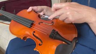 Review: New Sylvata violin kit, perfect for beginners. Watch to see!
