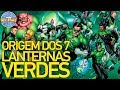 A ORIGEM DOS 7 LANTERNAS VERDES DA TERRA