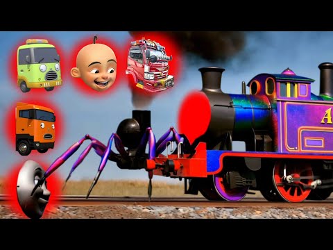 Teka-Teki Tebak Gambar Kereta Api CC201 Berubah Thomas Exe, Bus Pariwisata, Lani, Titipo Genie, Tayo