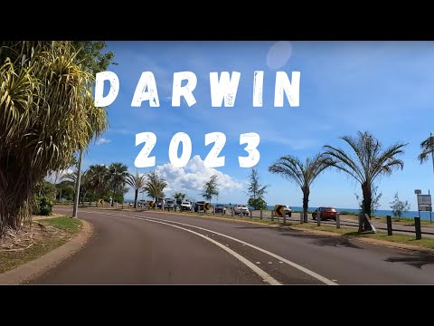 4K Darwin City Driving Tour 2023 - Darwin Suburbs of Rapid Creek, Nighcliff Beach and Coconut Grove