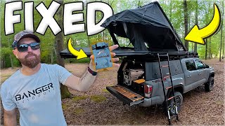 This FIXED My Overland Truck Camping Setup! NEW Rooftop Tent MOD