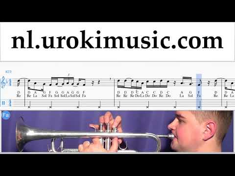 Trompetles Martin Garrix feat Khalid - Ocean Muzieknoten Cursus um-i374