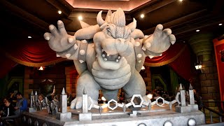 Inside Bowser's Castle and Mario Kart Ride at Super Nintendo World in Universal Studios Hollywood