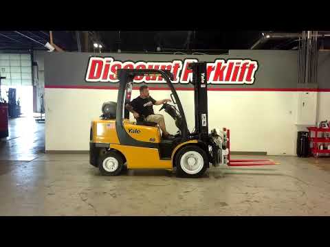 YALE GLP060VX 6,000lb LP (Propane) #464H - Forklift for Sale