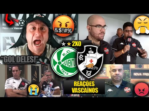 REAÇÕES dos VASCAÍNOS - JUVENTUDE 2X0 VASCO - DERROTA FRUSTRANTE - BRASILEIRÃO 2025 - REACT