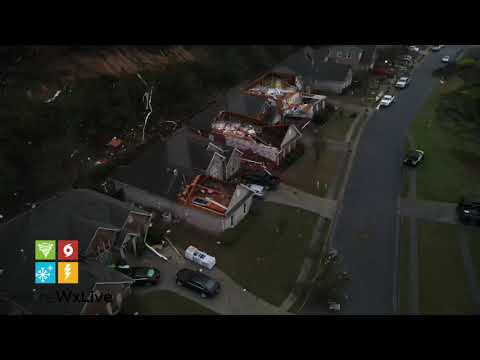 Drone Tornado damage Eagle Point