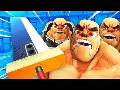 *NEW* BIGGEST SWORD vs EVERY GLADIATOR IN GORN VR (GORN Virtual Reality HTC Vive Funny Gameplay)