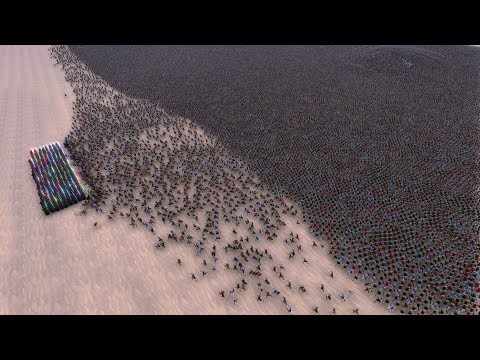 300 JEDI vs 60.000 FOOTMEN - Ultimate Epic Battle Simulator