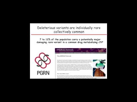 EMR and Genomic Discovery - Beyond GWAS, Pharmcogenomics - Marylyn Ritchie