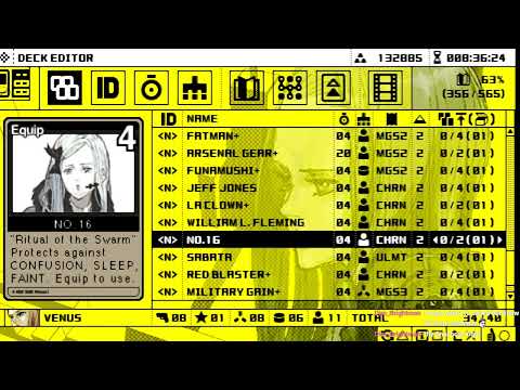 (PSP) Metal Gear Acid 2 EXTREME - 8 - Local Man Stacks The Cards