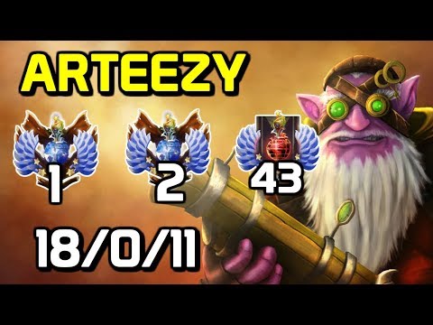 Conquering NA - Arteezy Sniper full game - Pushing Smurf 2 to TOP NA LEADERBOARD - Beyond Godlike