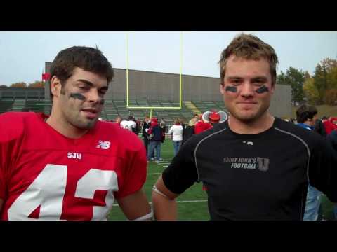 Post-Game Interview w/SJU Seniors Russell Gliadon and Andrew Gurbada - 2009 St. Olaf
