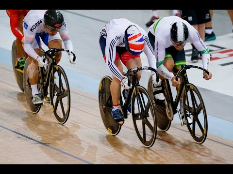 Men's Keirin Gold Final - Track Cycling World Cup – Cambridge, New Zealand