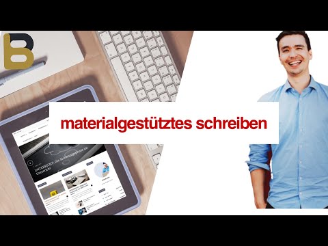 Materialgestütztes Schreiben in drei Minuten