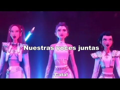 Nuestras voces juntas (kpop demon hunters) en español latino #musica 